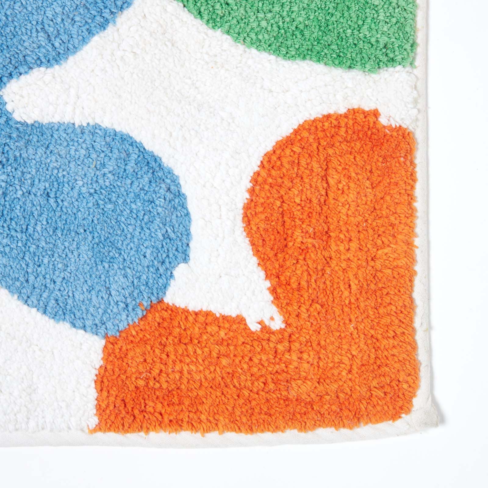 Homescapes Teppich Kinderteppich Bunte Blumen 100% Baumwolle, Höhe: 20 mm günstig online kaufen