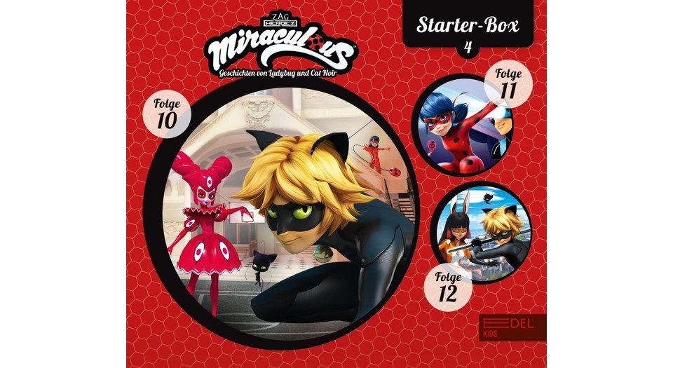 Hörspiel-CD Miraculous - Geschichten von Ladybug & Cat Noir - Starter-Box 4 (10...