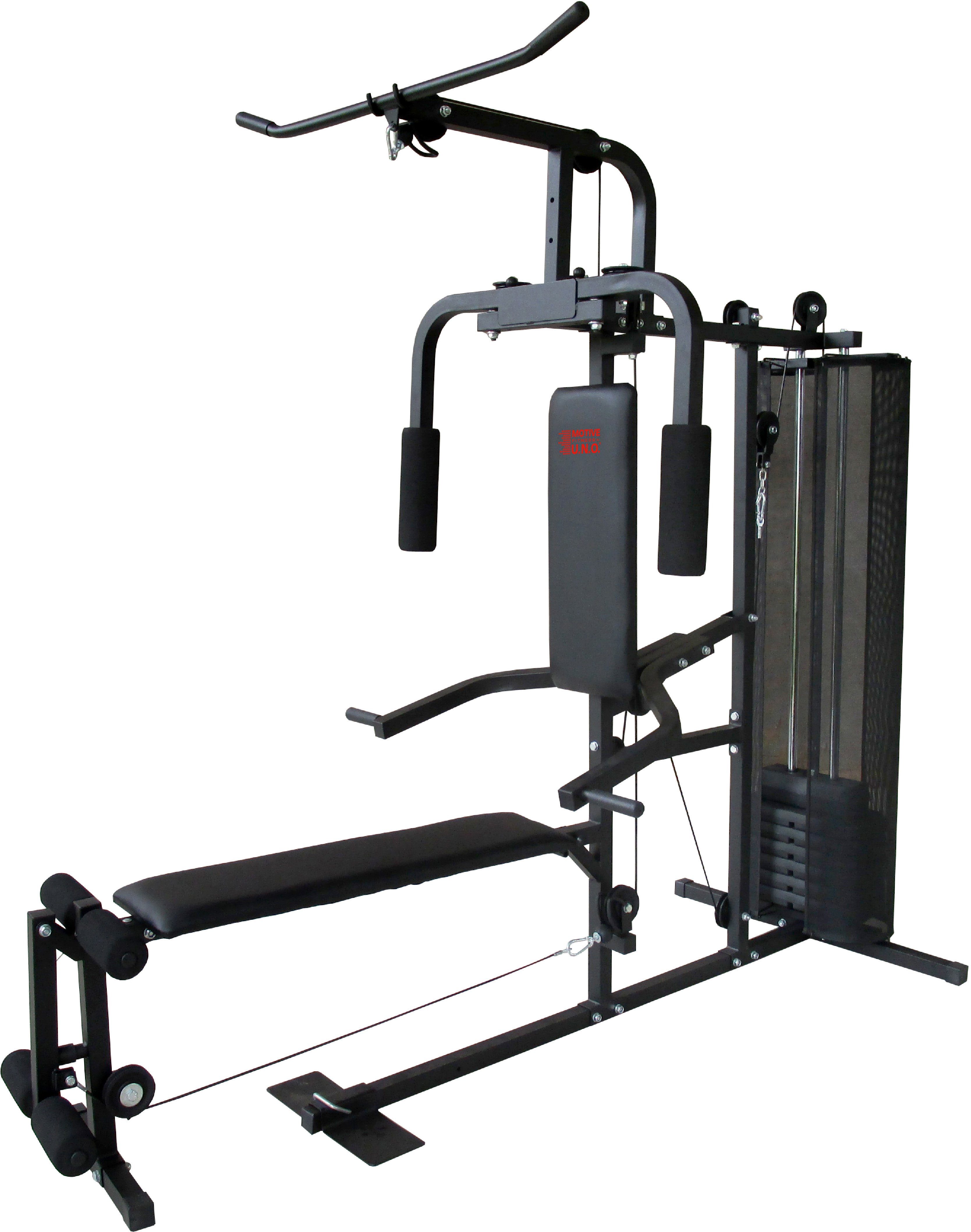 MOTIVE FITNESS by U.N.O. Kraftstation Multi-Gym Hercules, 7 Gewichtsblöcke