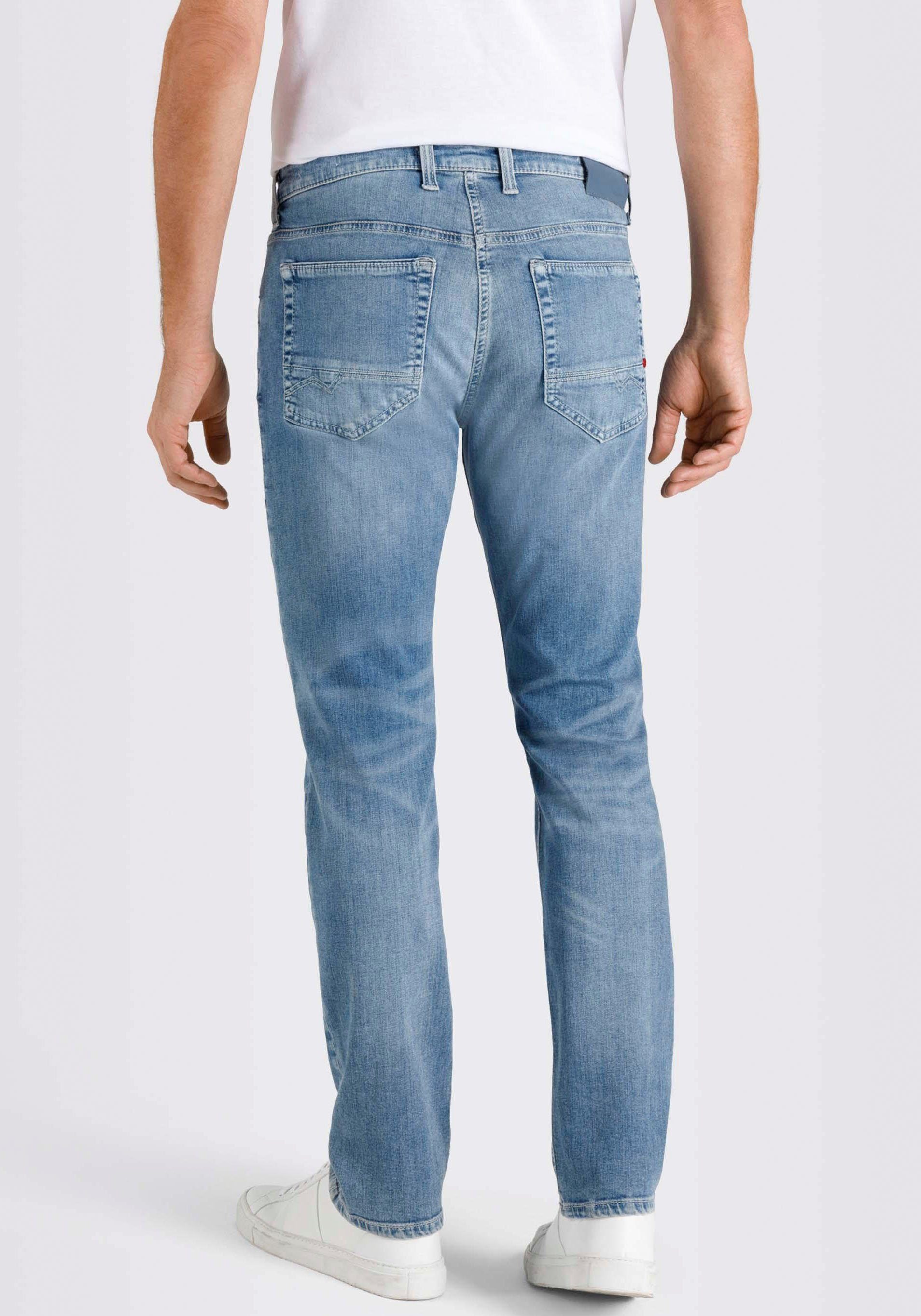 vintage Straight-Jeans Arne mid blue Pipe MAC