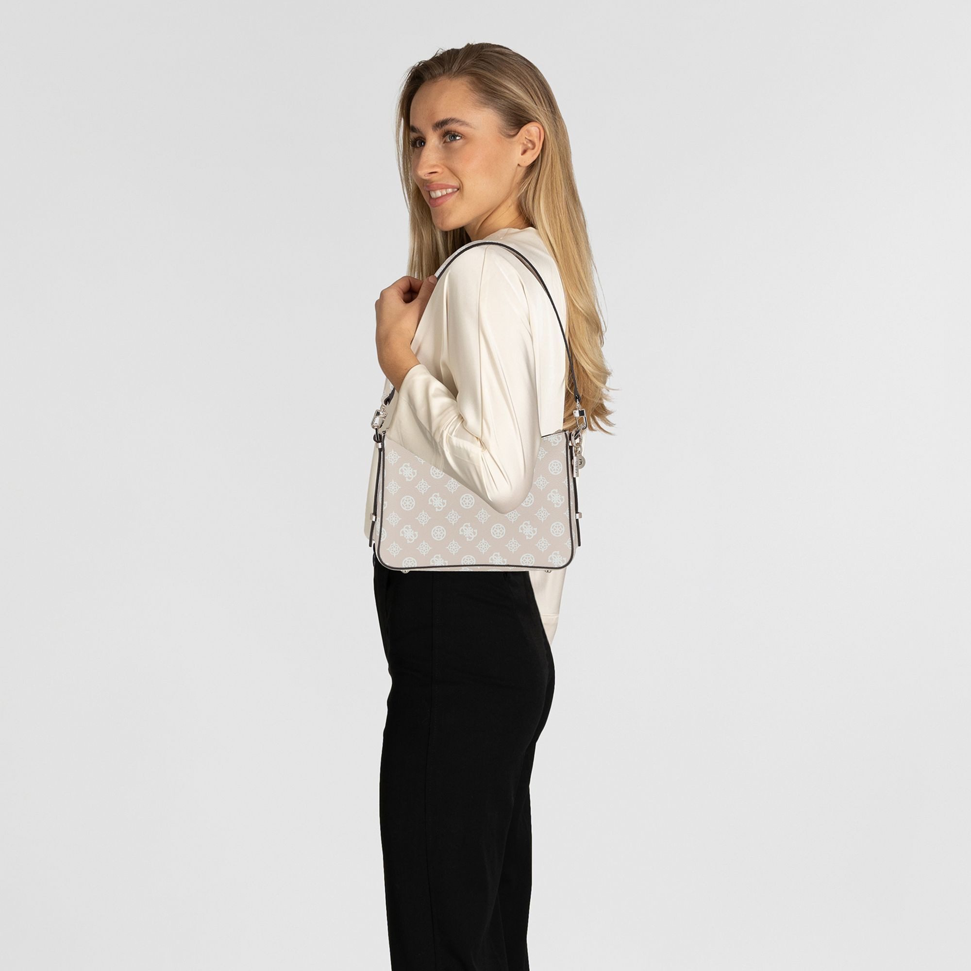 Guess Schultertasche Eco Erica, Polyurethan günstig online kaufen
