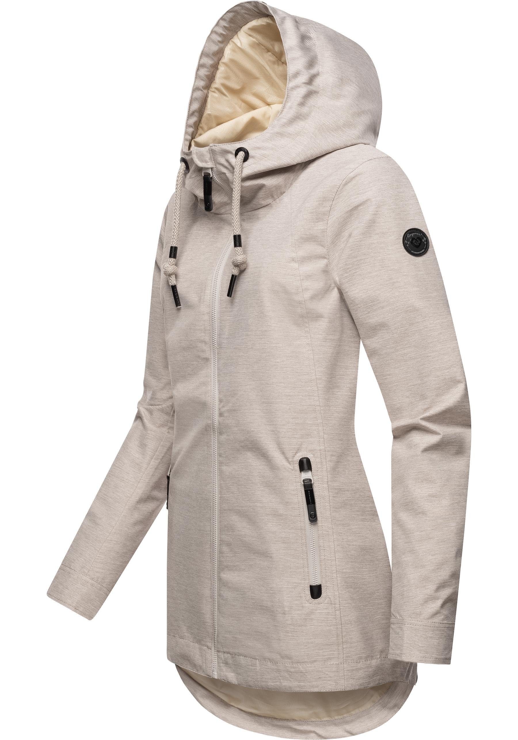 Ragwear Outdoorjacke Zuzka stylische Übergangsjacke mit großer Kapuze günstig online kaufen