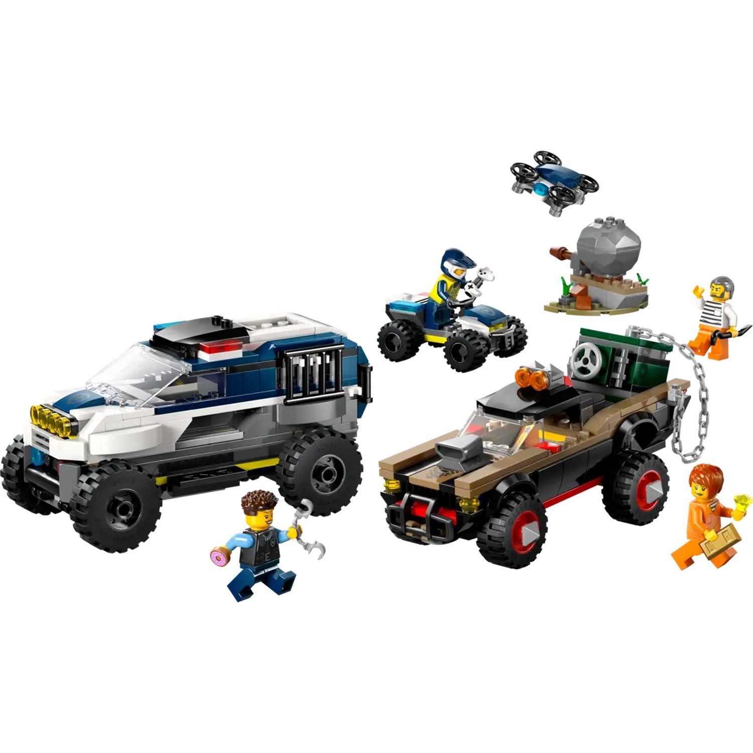 LEGO® 60449 Verfolgungsjagd im Polizeigeländewagen Konstruktionsspielsteine günstig online kaufen