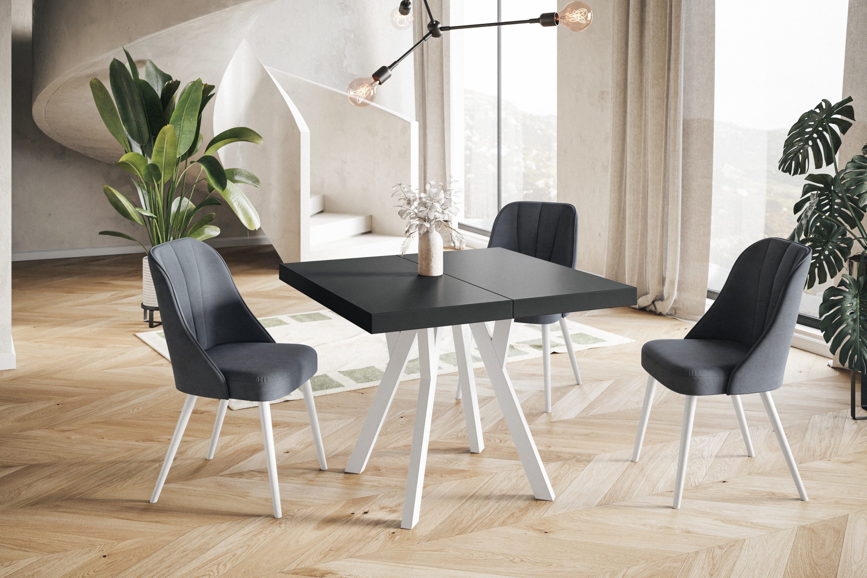 Alpi-Möbel Esstisch Wohnzimmertisch - Ausziehbarer rechteckiger Tisch - Sch günstig online kaufen