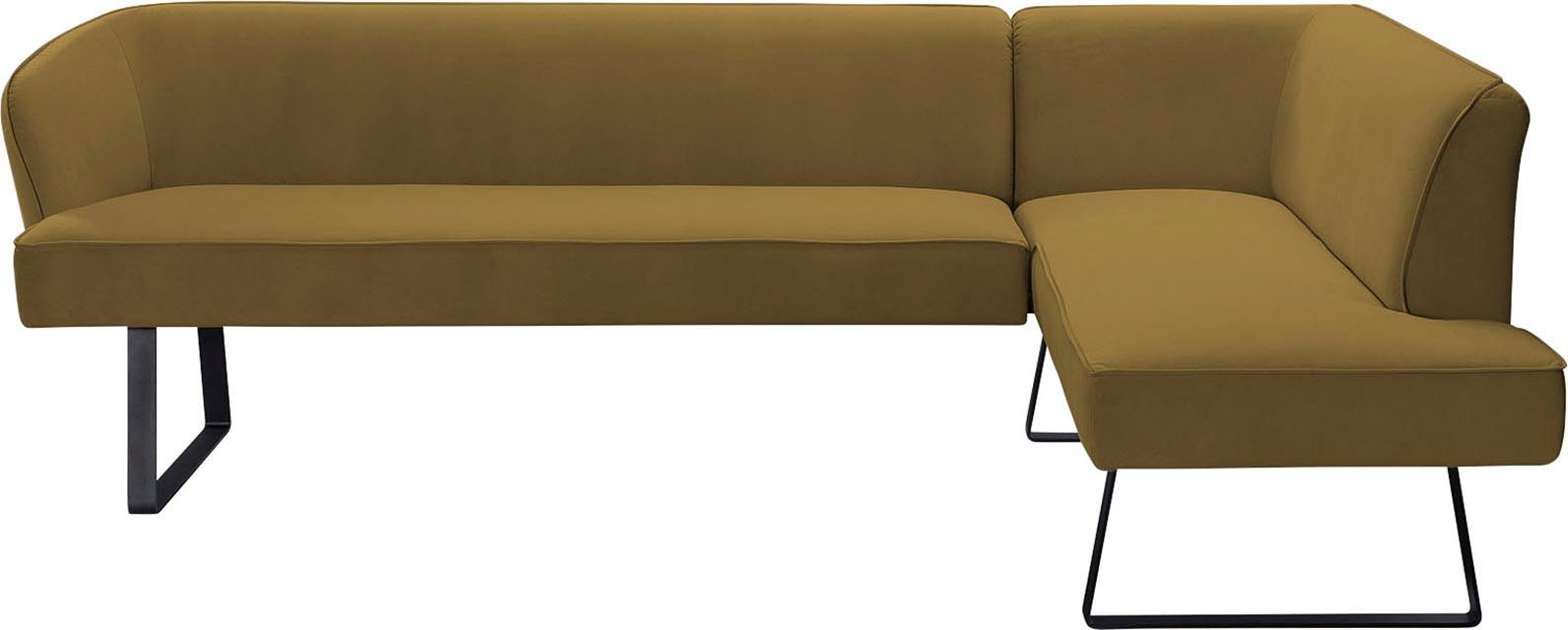 exxpo fashion Eckbank Keder Metallfüßen, und mit - verschiedenen Bezug Americano, Qualitäten in sofa