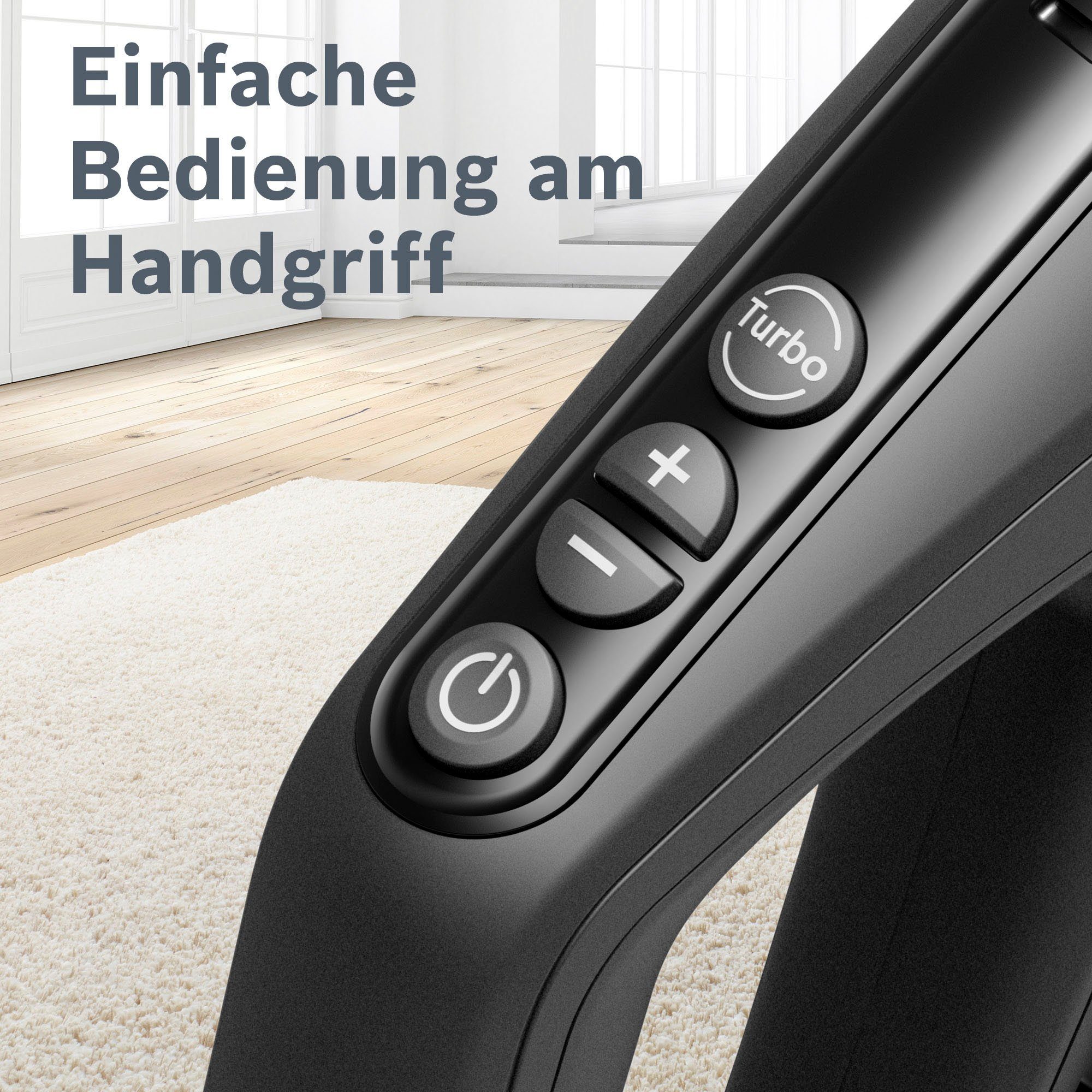 BOSCH Bodenstaubsauger ProAnimal Serie 6 BGL6TPET, Ideal Für Tierhaare Und Allergiker, 700 W, mit Beutel, Hygiene-Filter, Für Parkett, Teppich, Fliesen, Starke Saugkraft, Rot