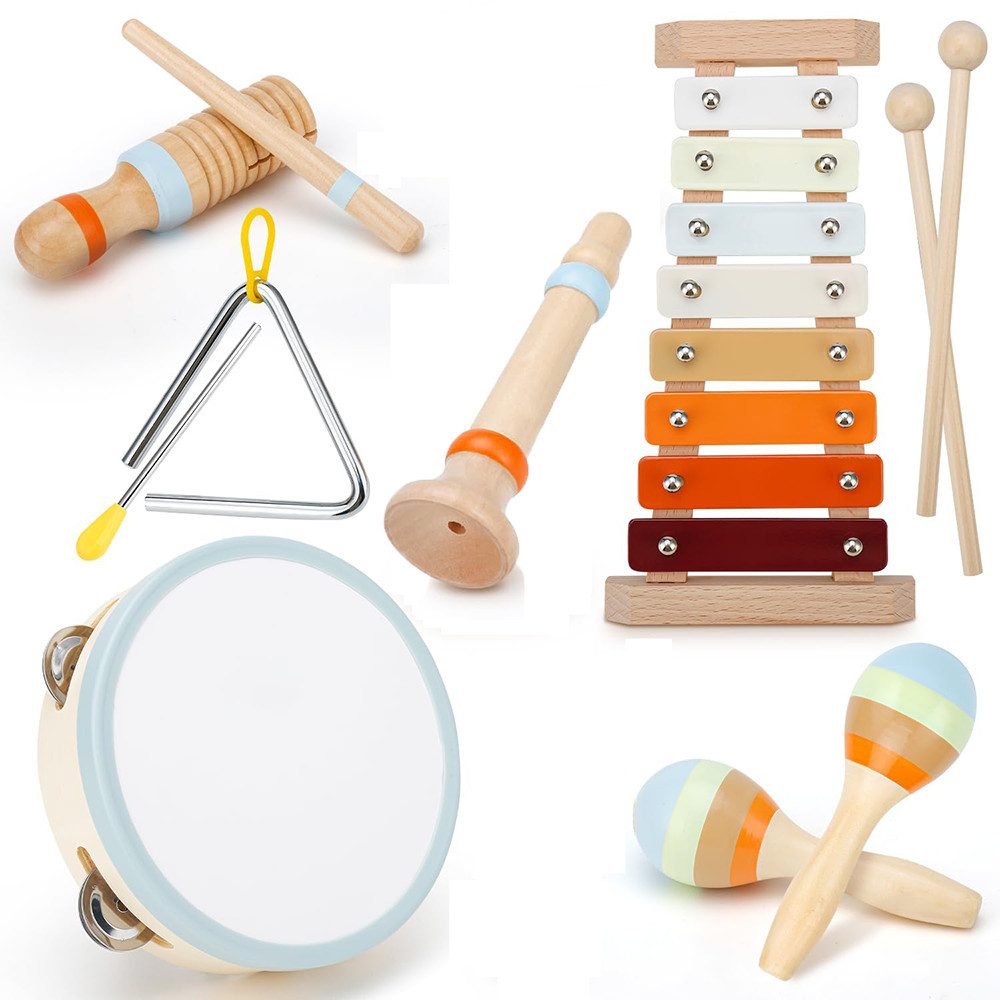 CLTYQ Spielzeug-Musikinstrument Baby Musikinstrumente Montessori-Holzspielz günstig online kaufen
