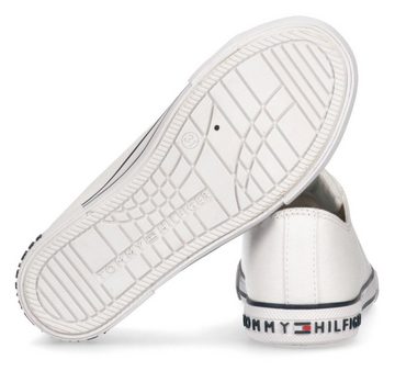 Tommy Hilfiger LOW CUT LACE-UP SNEAKER Sneaker mit gestickter Logoflag, Freizeitschuh, Halbschuh, Schnürschuh
