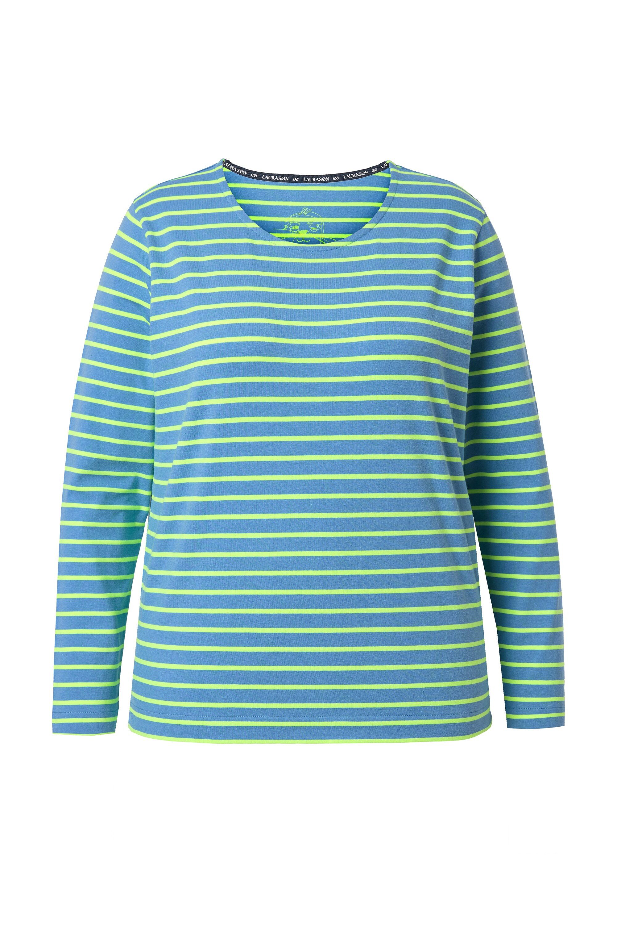Laurasøn Longsleeve Ringelshirt Langarm Rundhalsausschnitt günstig online kaufen