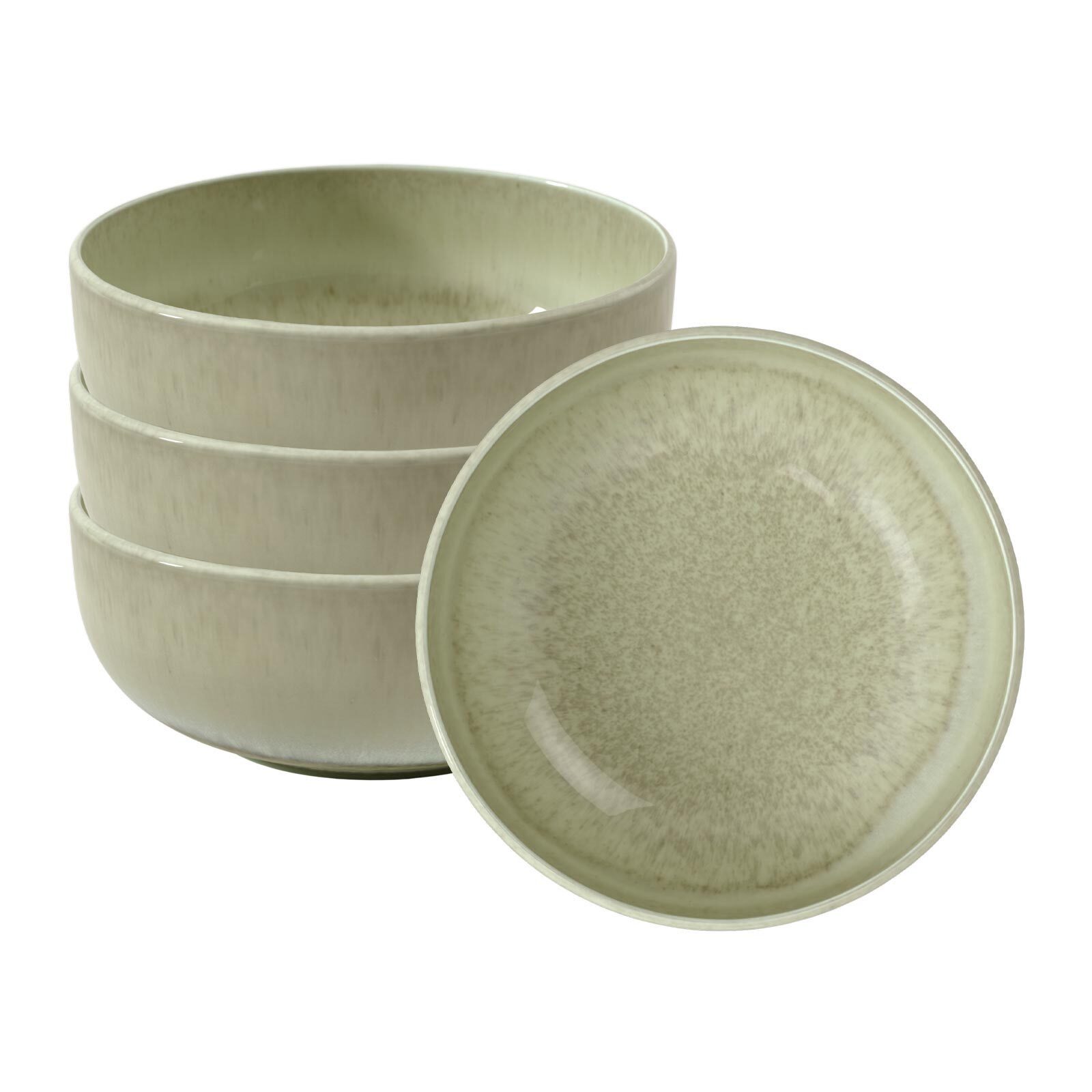 like. by Villeroy & Boch Schale Perlemor Sand Müslischalen ø 14,9 cm 4er Set, Porzellan, (4x Müslischale, 4-tlg)