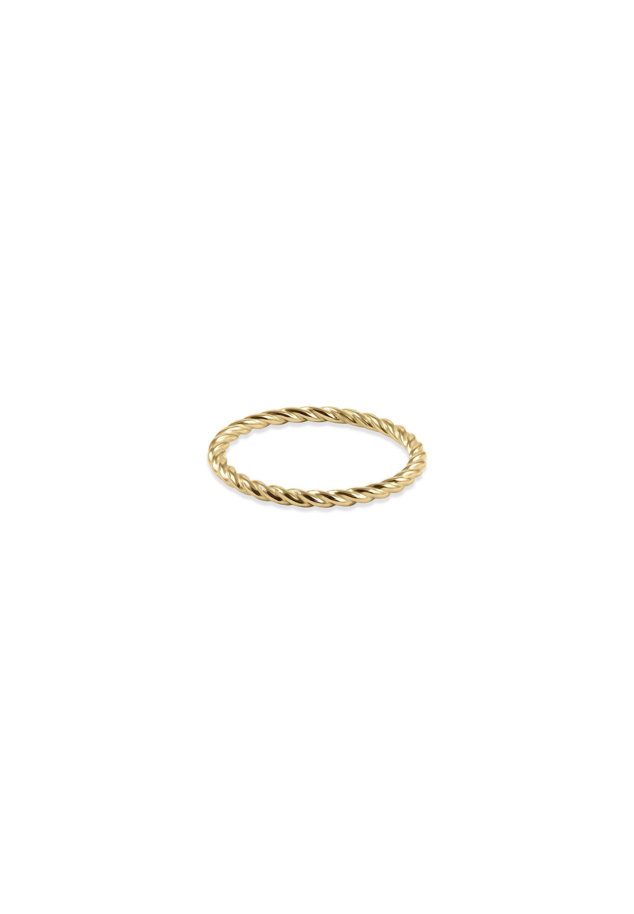 Stilnest Fingerring Dune Twisted 585 Gelbgold