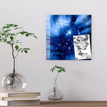 DEQORI Magnettafel 'Ausschnitt Sternenhimmel', Whiteboard Pinnwand beschreibbar