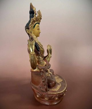 Asien LifeStyle Buddhafigur Buddha Figur Chenrezi Avalokiteshvara Bronze