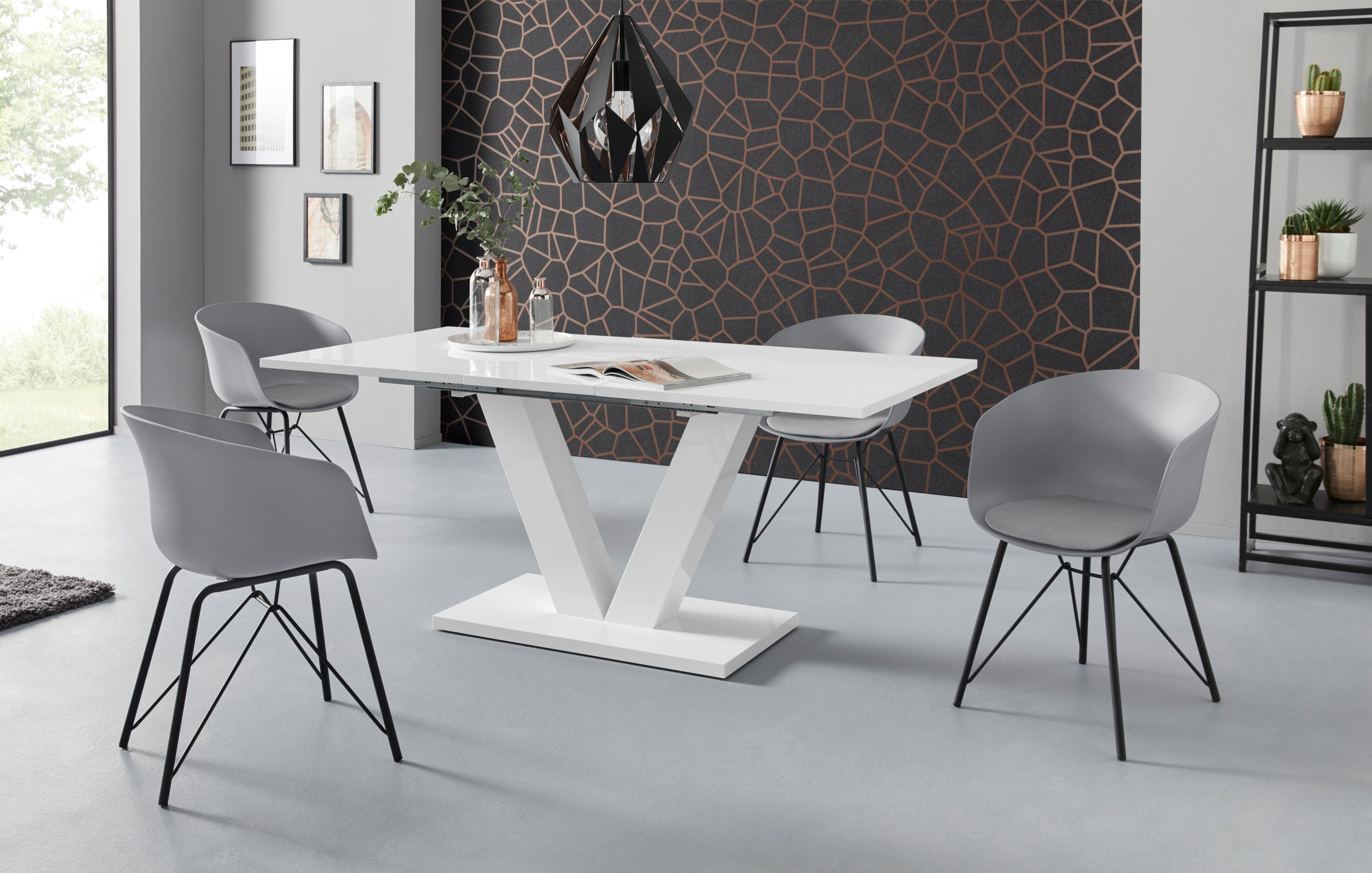OTTO home Esstisch ausziehbar Andy (Tisch, Esstisch), mit Auszugsfunktion, 2 Breiten (140-180 cm oder 180-220 cm) – Bild 4 von 5