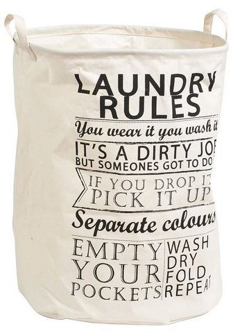 ZELLER PRESENT Корзина для белья »Laundry Rules...