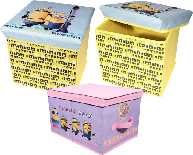 p:os Ordnungsboxen, »Minions Aufbewahrungsset« | OTTO