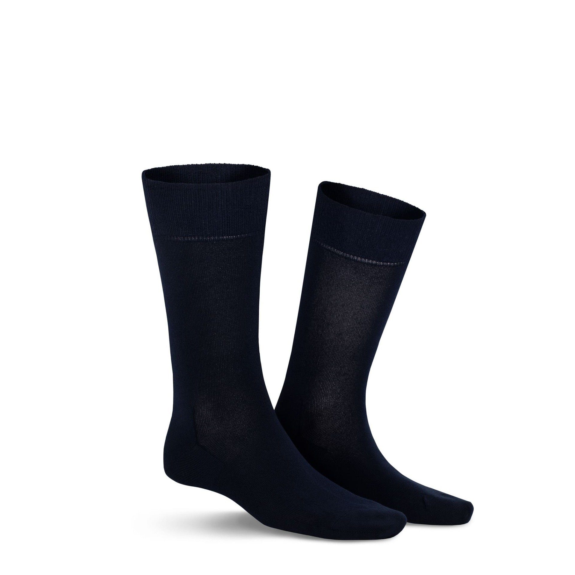 KUNERT Basicsocken LONGLIFE (1-Paar) Herren Socken mit langer Lebensdauer und hoher Farbbrillanz Navy 8020