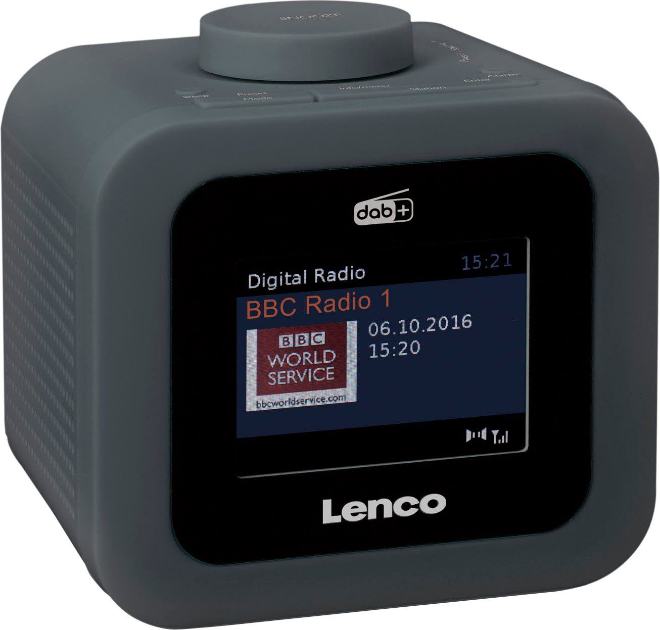 Lenco Radiowecker CR-620 grau