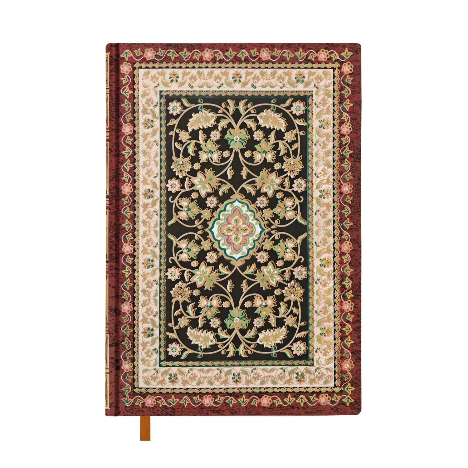 LuxusKollektion Notizbuch Notizbuch A6 Liniert Goldfolie Mini 192 Seiten