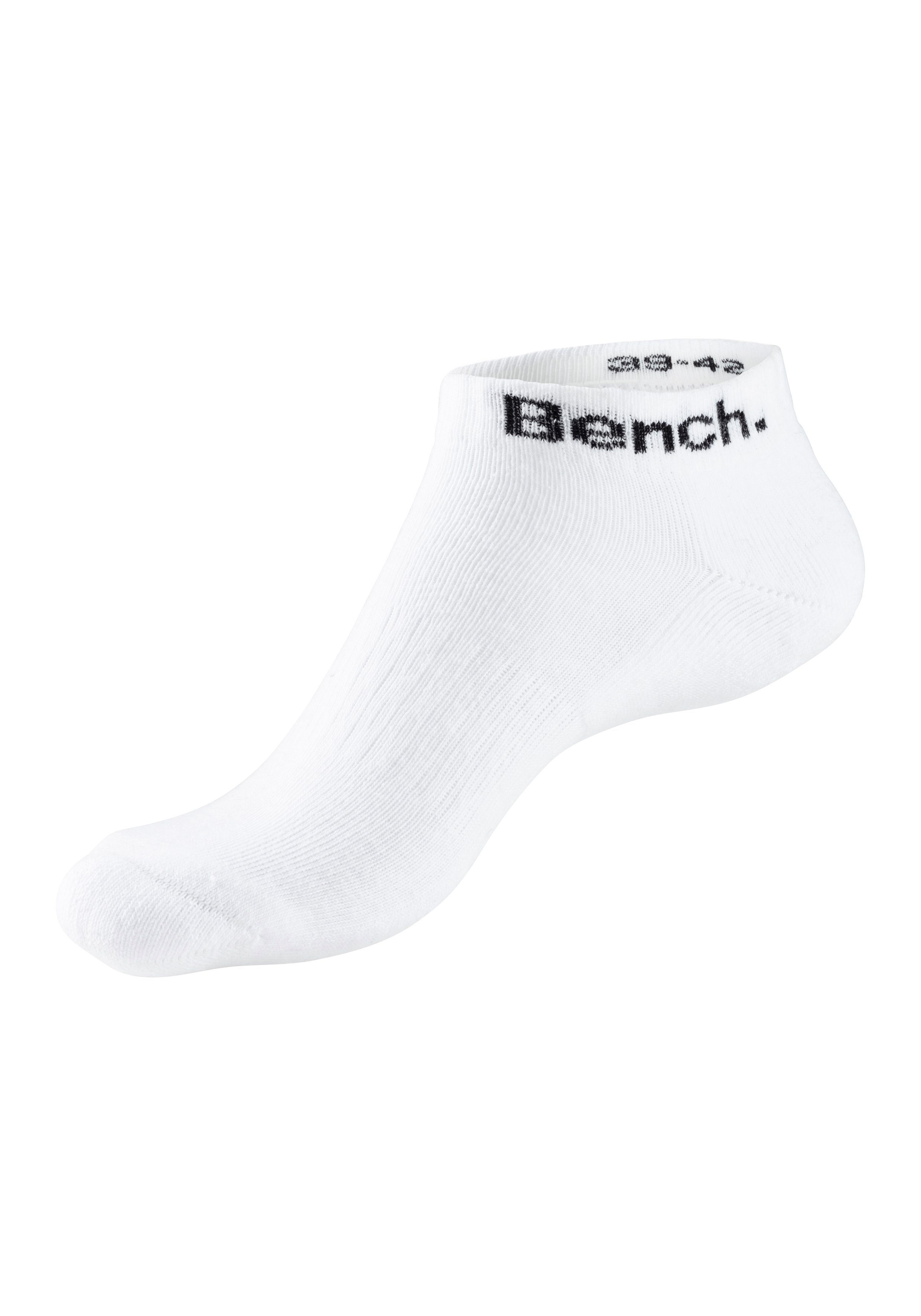 Bench. Sportsocken Damen Herren Tennis Kurzsocken (Packung, 12-Paar, Quarter socken Gr. 35-38 bis 47-48) mit Halbfußfrottee und Mittelfußgummi