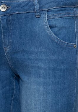 ATT Jeans Jeansshorts Lola mit kleinem Umschlag am Saum