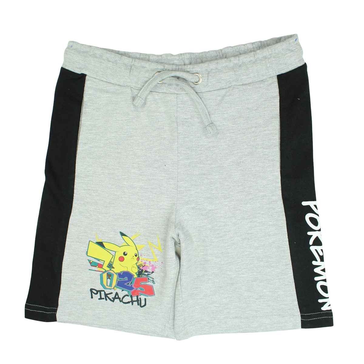 POKÉMON Shorts Pikachu kurze Hose Jungen - Sommer Sweathose 140 - 176 cm