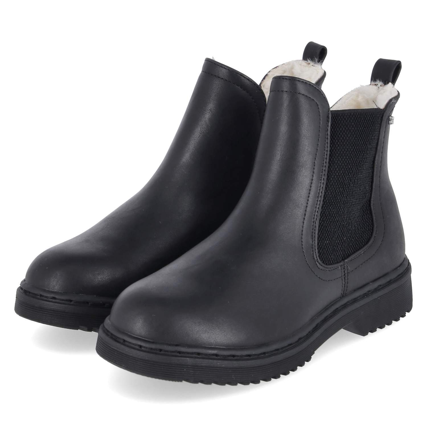Indigo Indigo Winterstiefel 464142000 Black Unisex Textil & Synthetik black Schlupfstiefel