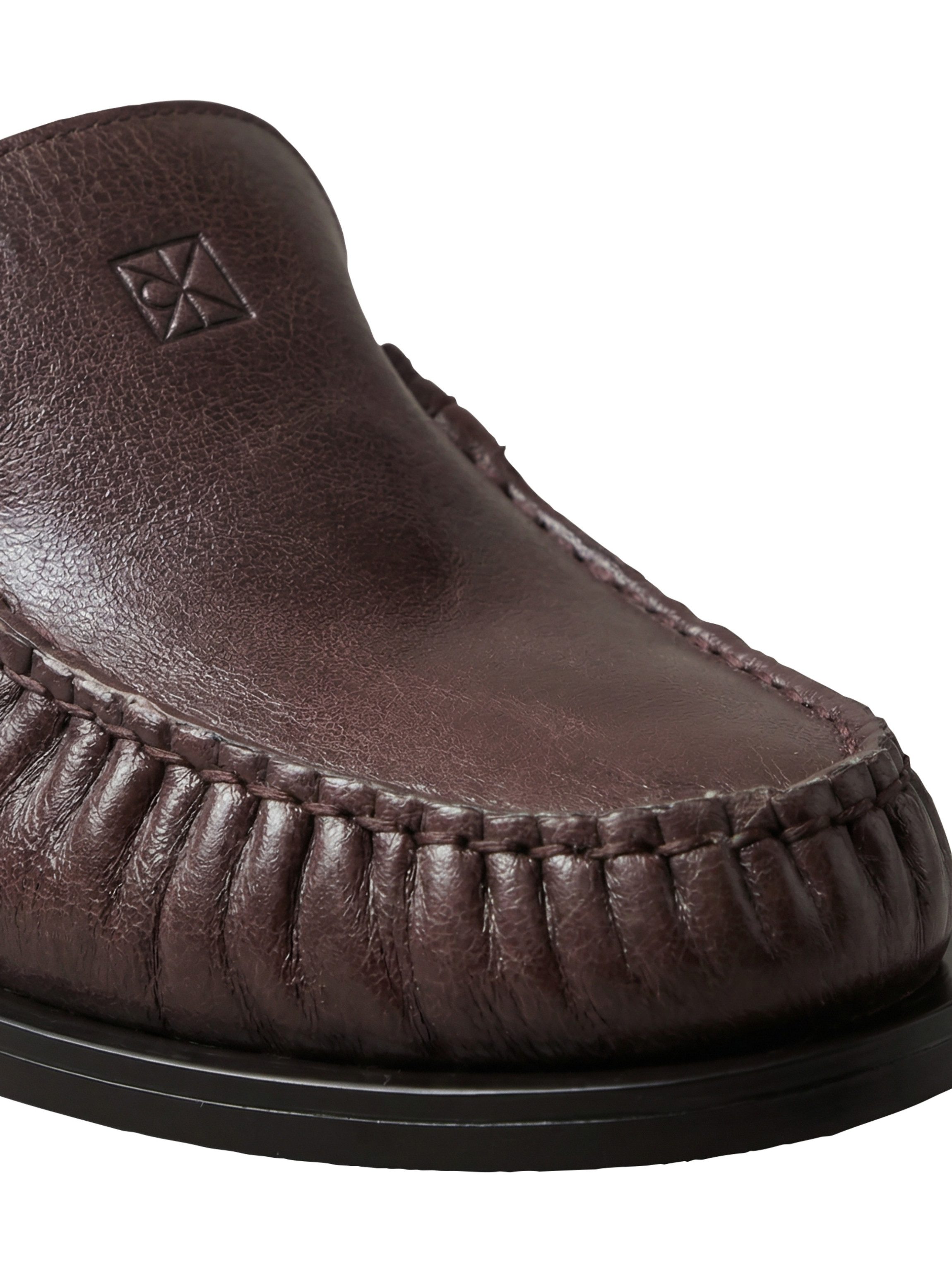Calvin Klein ROUND ESSENTIAL LOAFER LTH Loafer Slipper, Schlupfschuh mit gepolstertem Schaftrand – Bild 2 von 5
