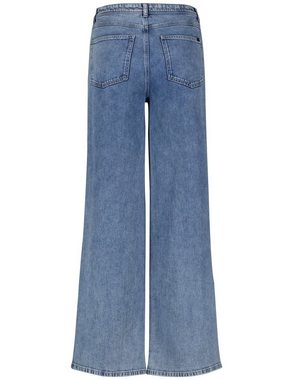 Taifun Stretch-Jeans Jeans mit Strasssteinen Wide Leg