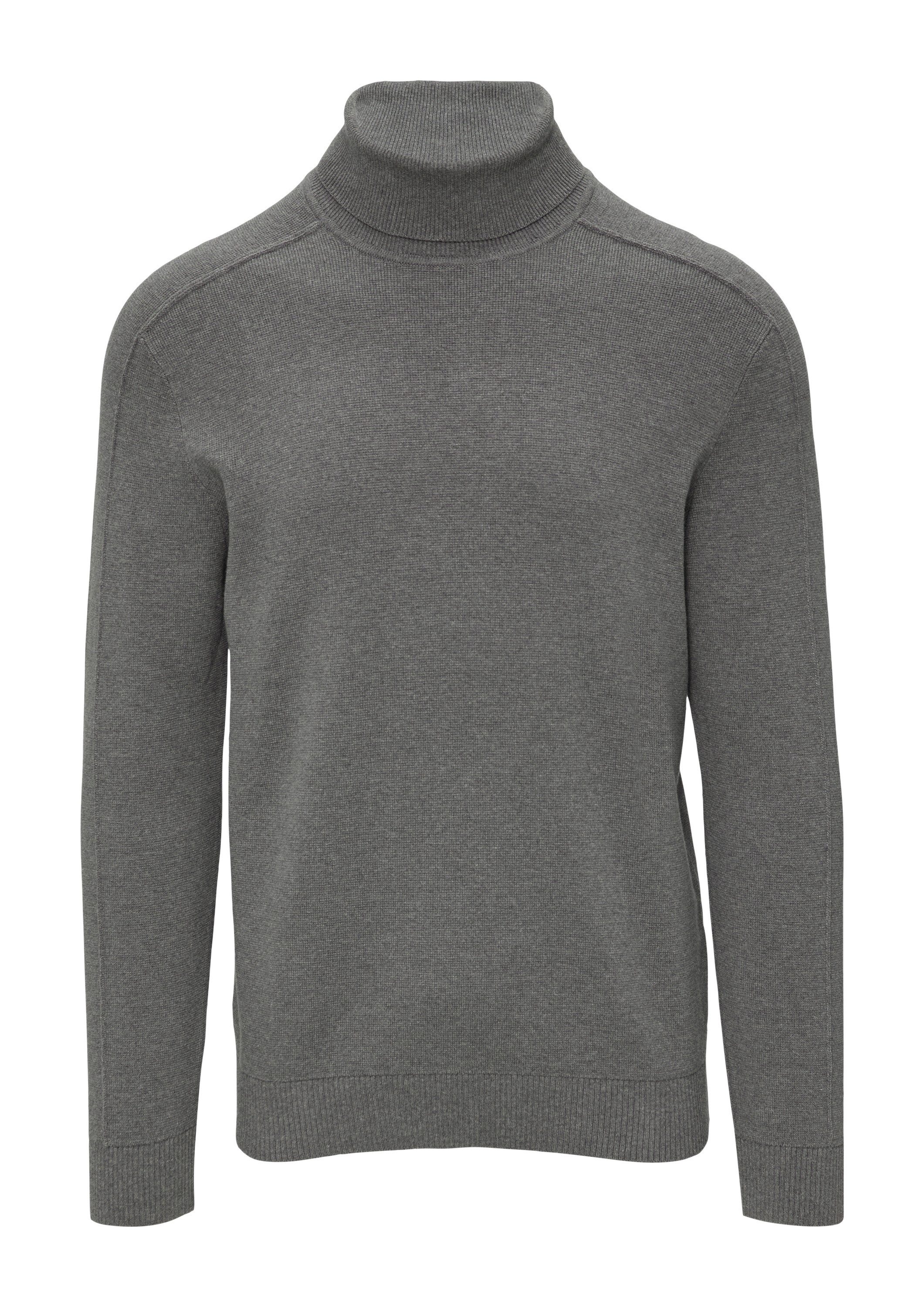 s.Oliver Longpullover Strickpullover Strukturierter Rollkragenpullover mit günstig online kaufen