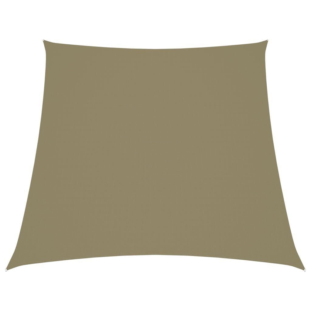 vidaXL Sonnensegel Sonnensegel Oxford-Gewebe Trapezförmig 2/4x3 m Beige, (1-tlg)