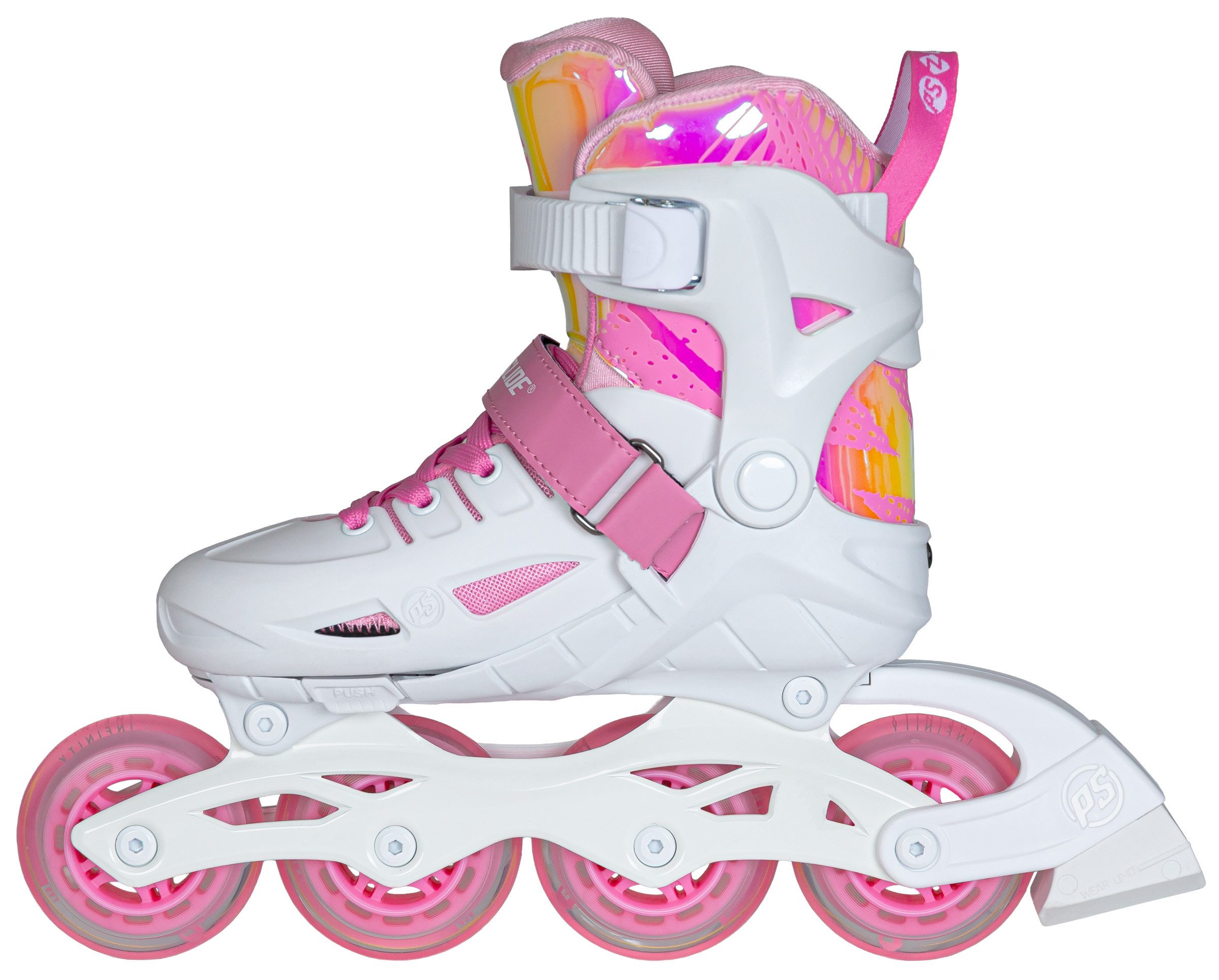 Powerslide Inlineskates Universe Pink 4W Kids adj