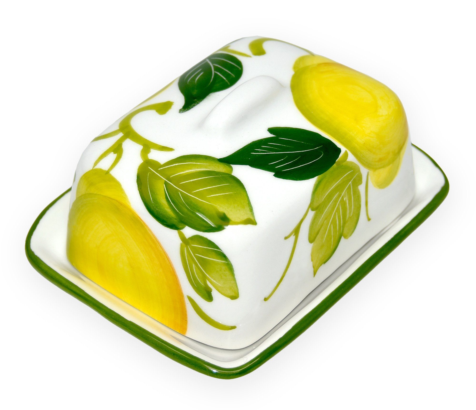 Lashuma Butterdose »Zitrone«, Keramik, Keramik Butterglocke, Butterbehälter  klein 12x9 cm online kaufen | OTTO