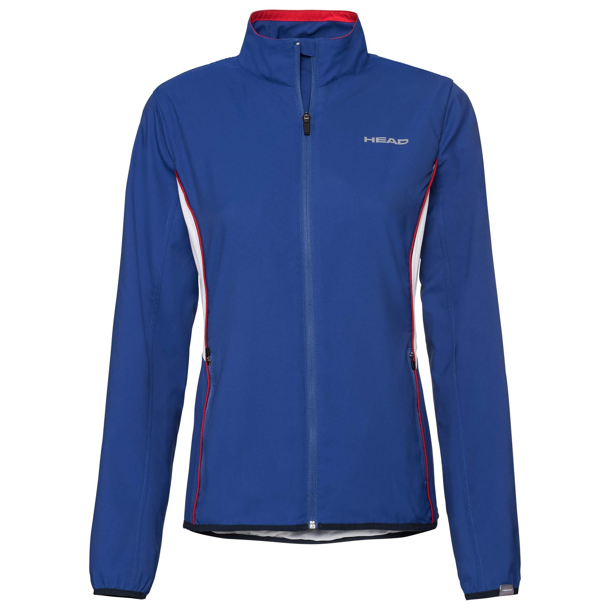 Tennisjacke Club royalblau Mädchen
