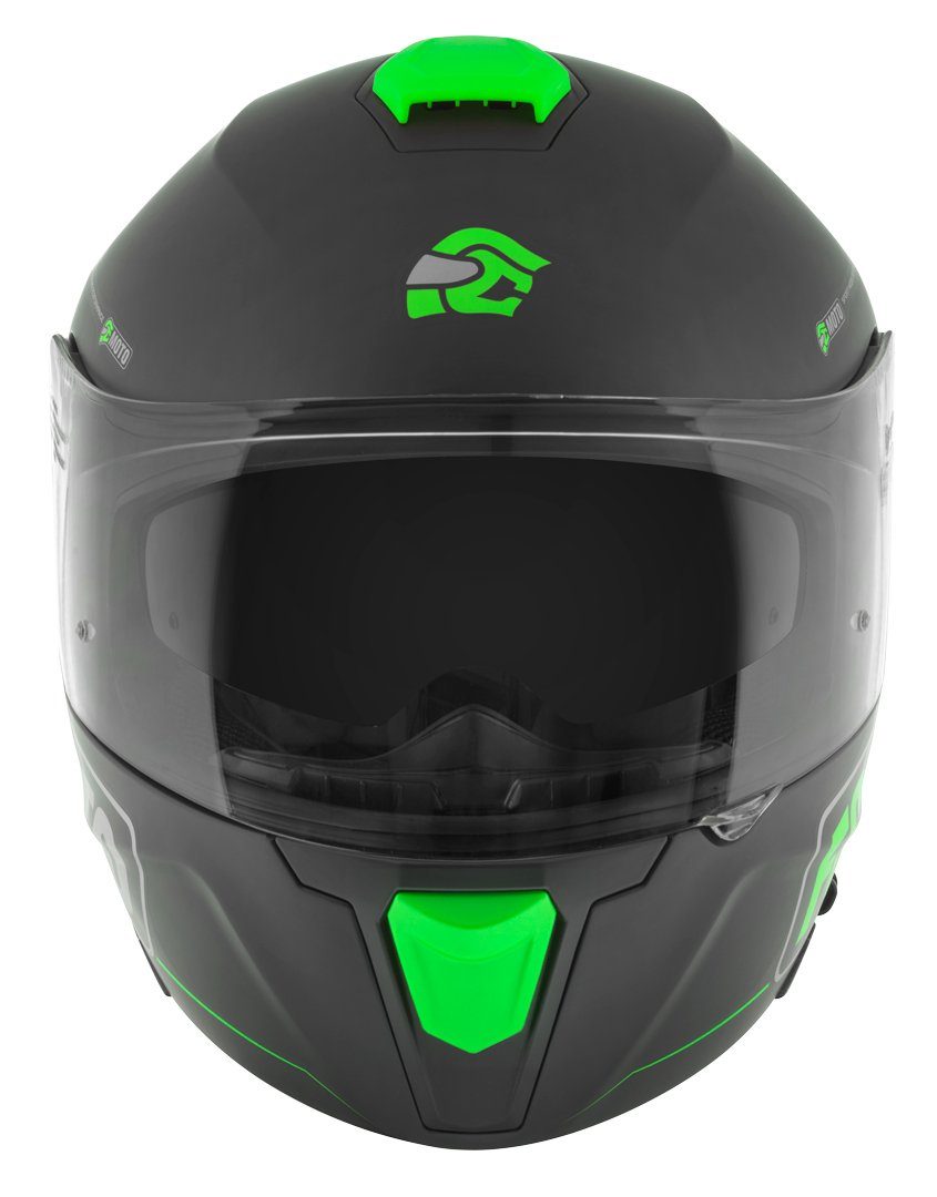 FC-Moto Motorradhelm Novo Straight Klapphelm, Integriertes Sonnenvisier – Bild 4 von 5