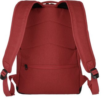 travelite Laptoprucksack Kick Off M,40 cm, rot, Arbeitsrucksack Schulrucksack Freizeitrucksack mit 13-Zoll Laptopfach