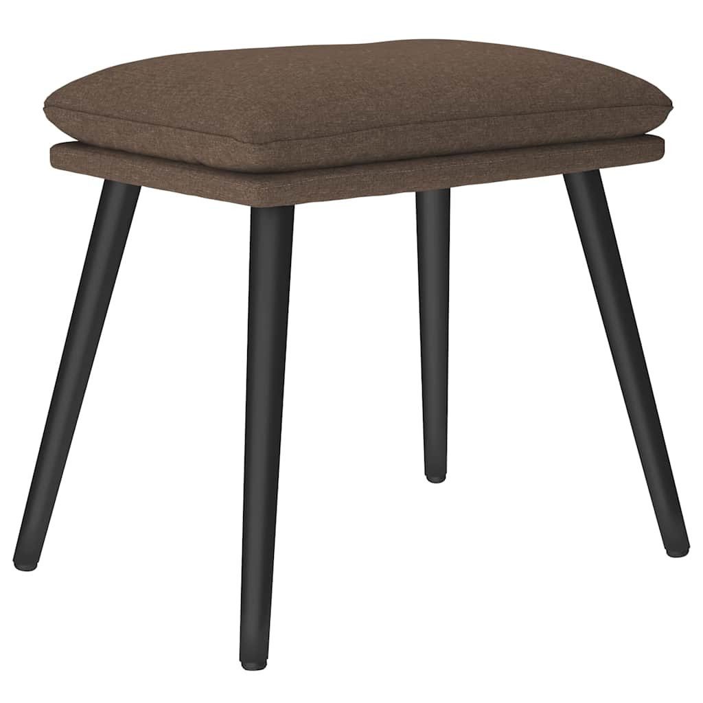 vidaXL Polsterhocker Fußhocker Taupe 45x29,5x35 cm Stoff (1 St)