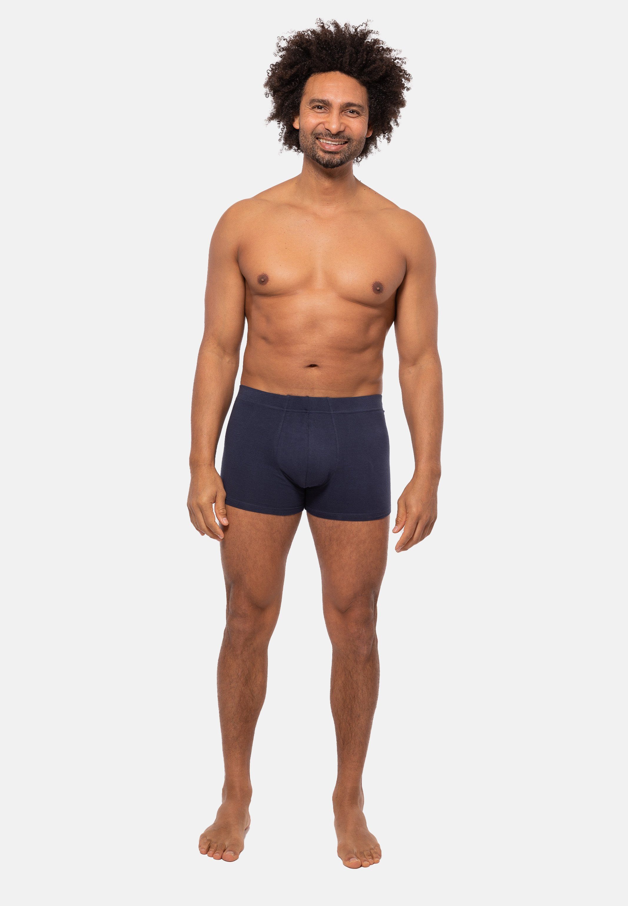 Almonu Retro Boxer 6er Pack Organic Cotton (Spar-Set, 6-St) Retro Short / Pant - Baumwolle - ohne Eingriff - Atmungsaktiv