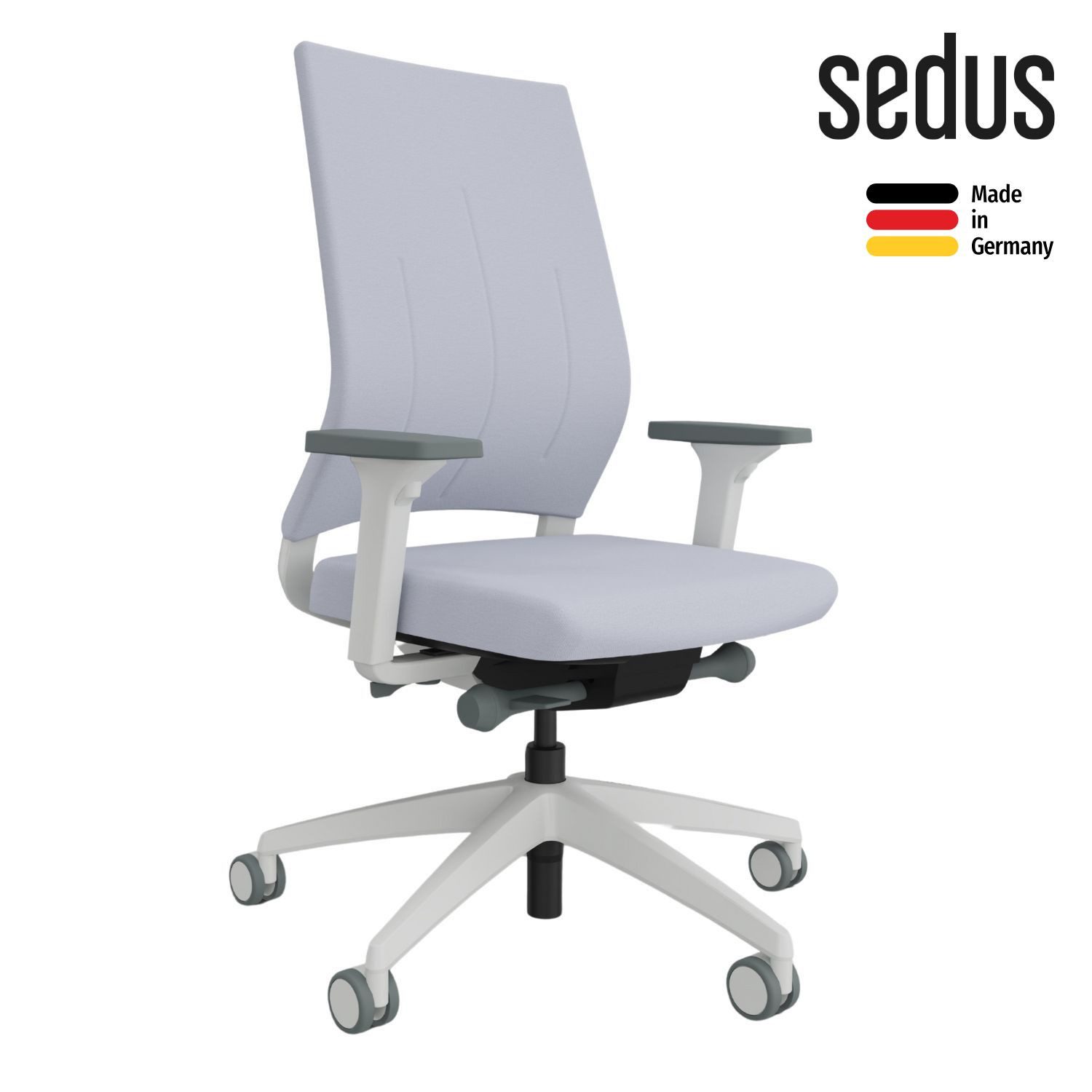 sedus Bistrostuhl quarterback 2 Vollpolster (Made in Germany, 5 Jahre Garantie), ergonomischer Bürostuhl mit Synchronmechanik