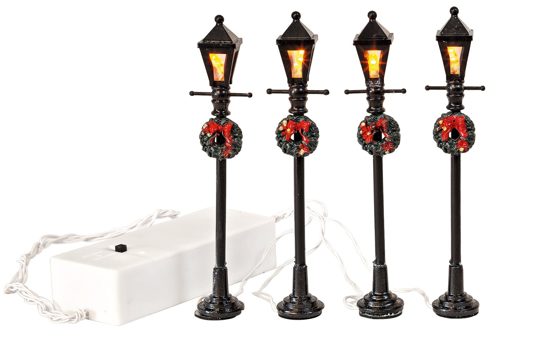 VBS LED-Dekofigur Laternen mit Beleuchtung (4 St), 4 Stück günstig online kaufen