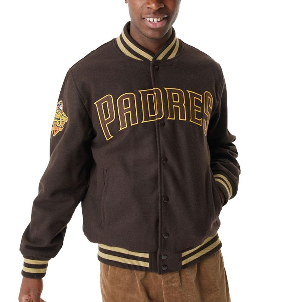 New Era Collegejacke Varsity College PATCHES San Diego Padres