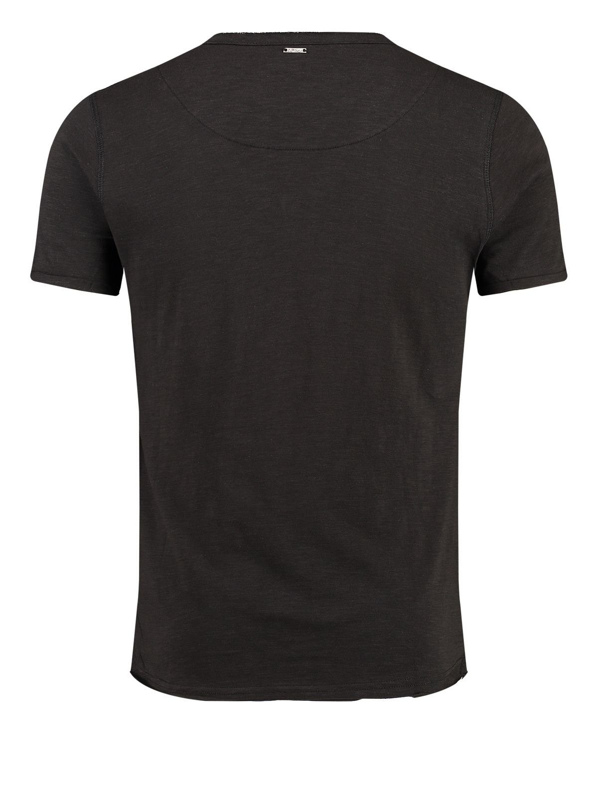 Key Largo T-Shirt Soda vintage Look uni Basic T00619 V-Ausschnitt unifarben günstig online kaufen