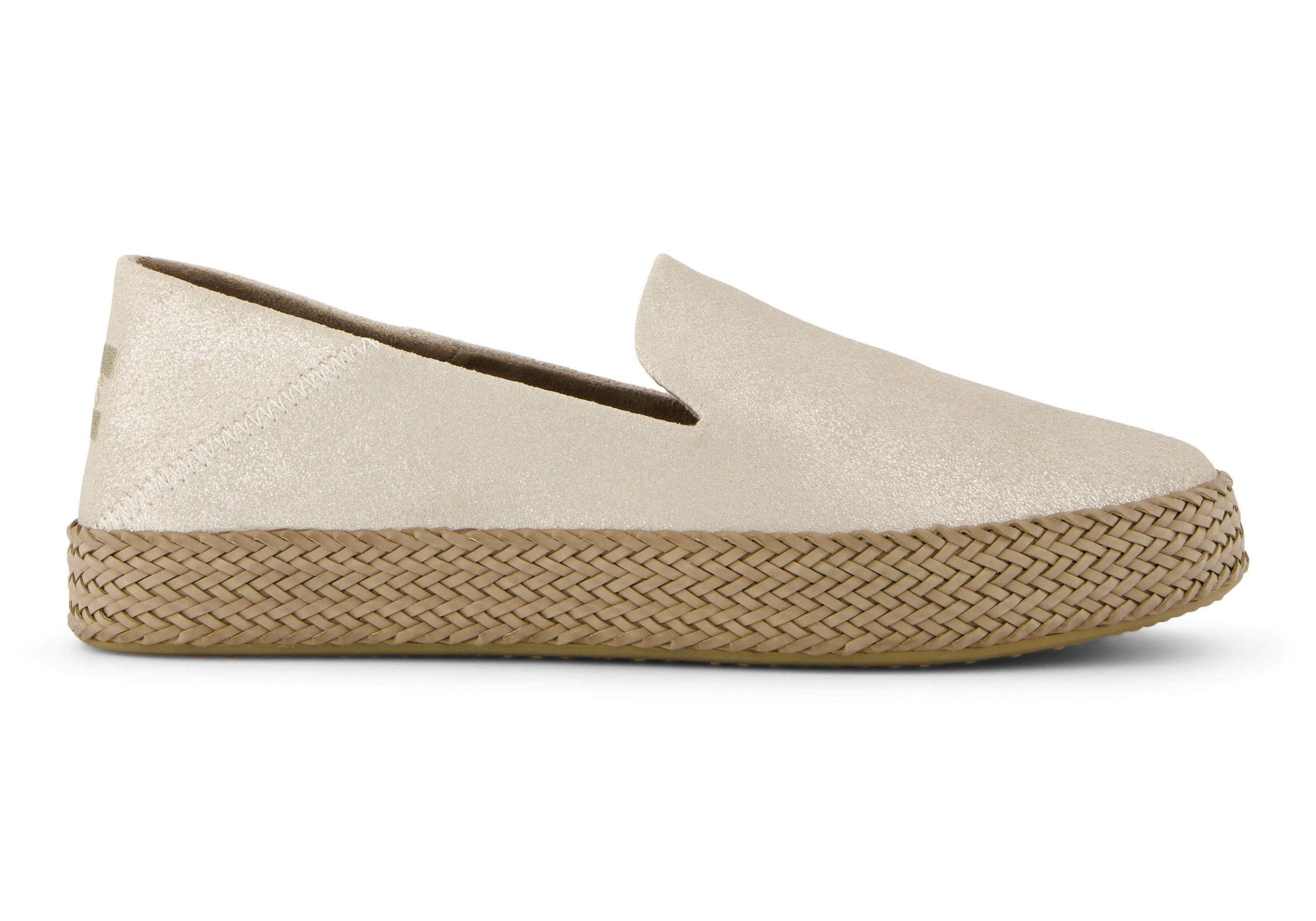 TOMS Carolina Taupe Suede Espadrille Espadrille