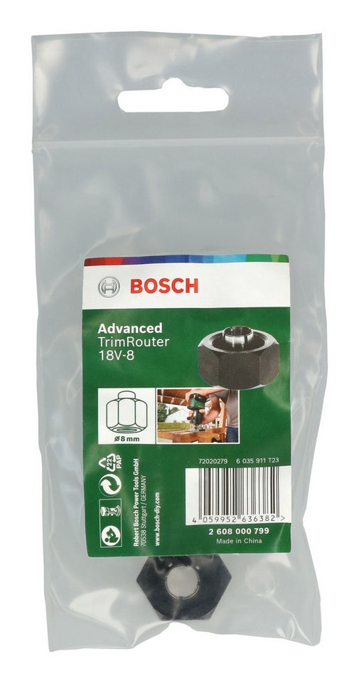Thumbnail - BOSCH Spannzange, Spannhülse 8 mm für Advanced TrimRouter für Handfräsen