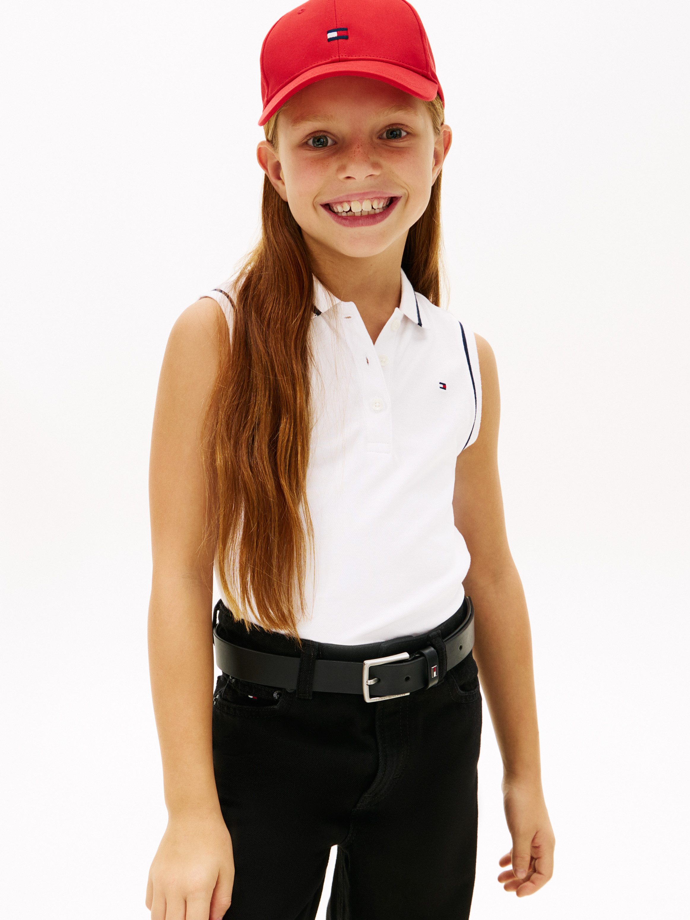 Tommy Hilfiger Poloshirt CLASSIC POLO SLEEVELESS Kinder bis 16 Jahre, ärmellos, regular fit