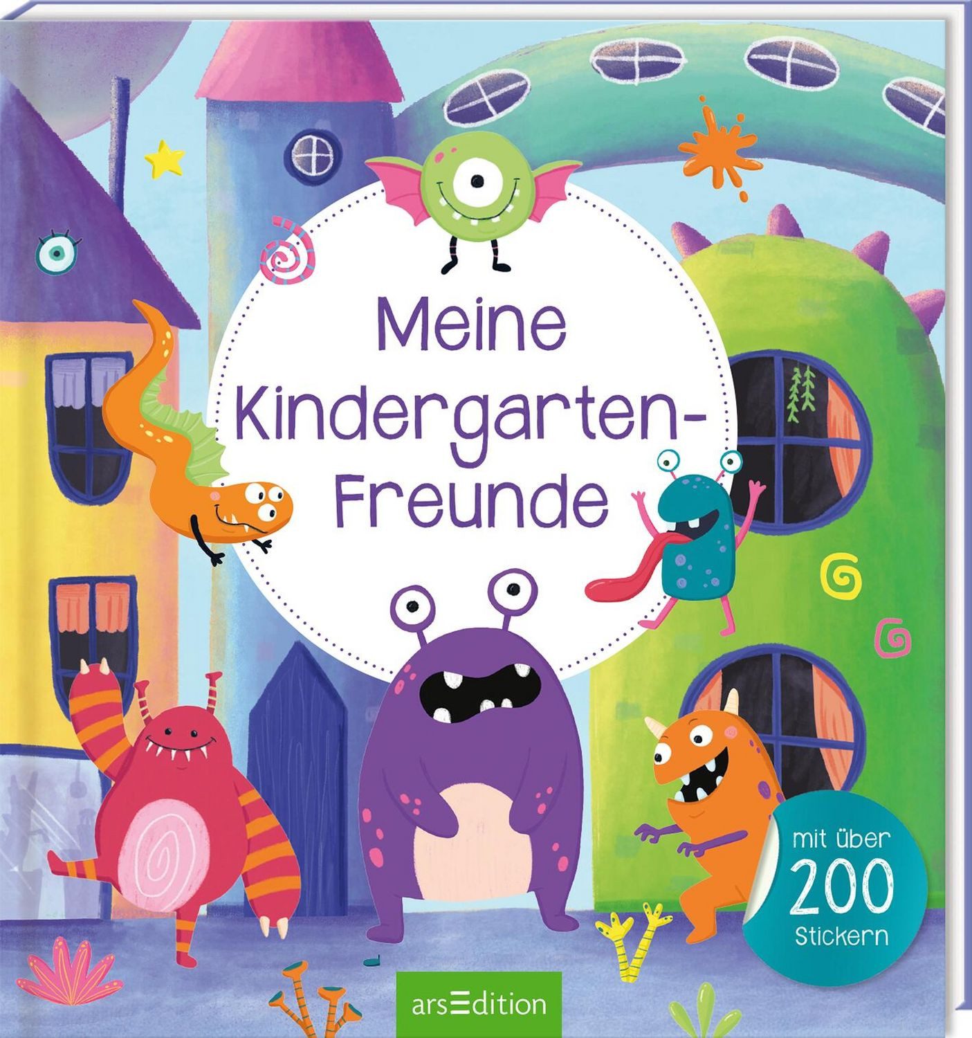 Kinderbuch Meine Kindergarten-Freunde – Monster Mit über 200 Stickern diverse