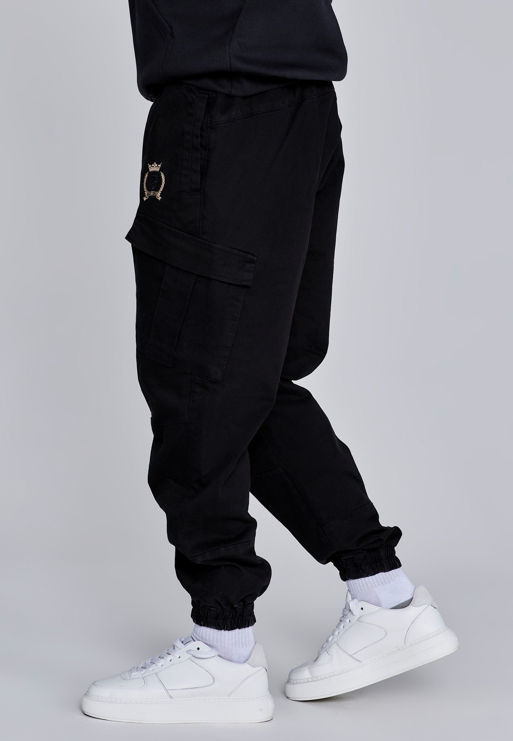 Siksilk Cargohose SikSilk Herren Regular Fit Cargohose