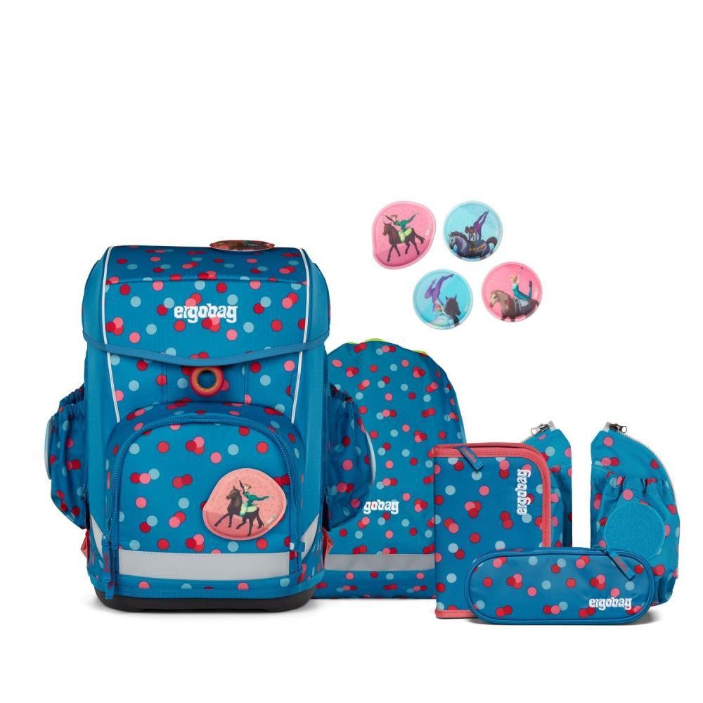 ergobag Ранцы Cubo Light (5tlg., inkl. Federmäppchen, Schlamperrolle, Sportbeutel und Kletties)