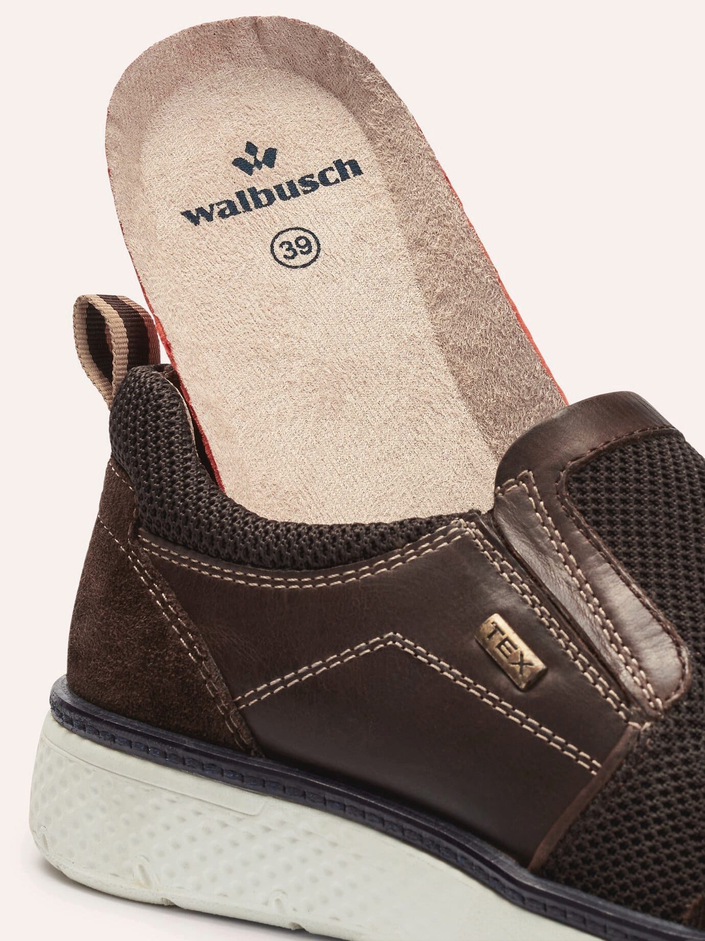 Walbusch Herren Aquastop leicht-Slipper atmungsaktiv wasserdichte Schuhe Slipper Ultraleichtes Design, herausnehmbare Decksohle, bequeme Weite G