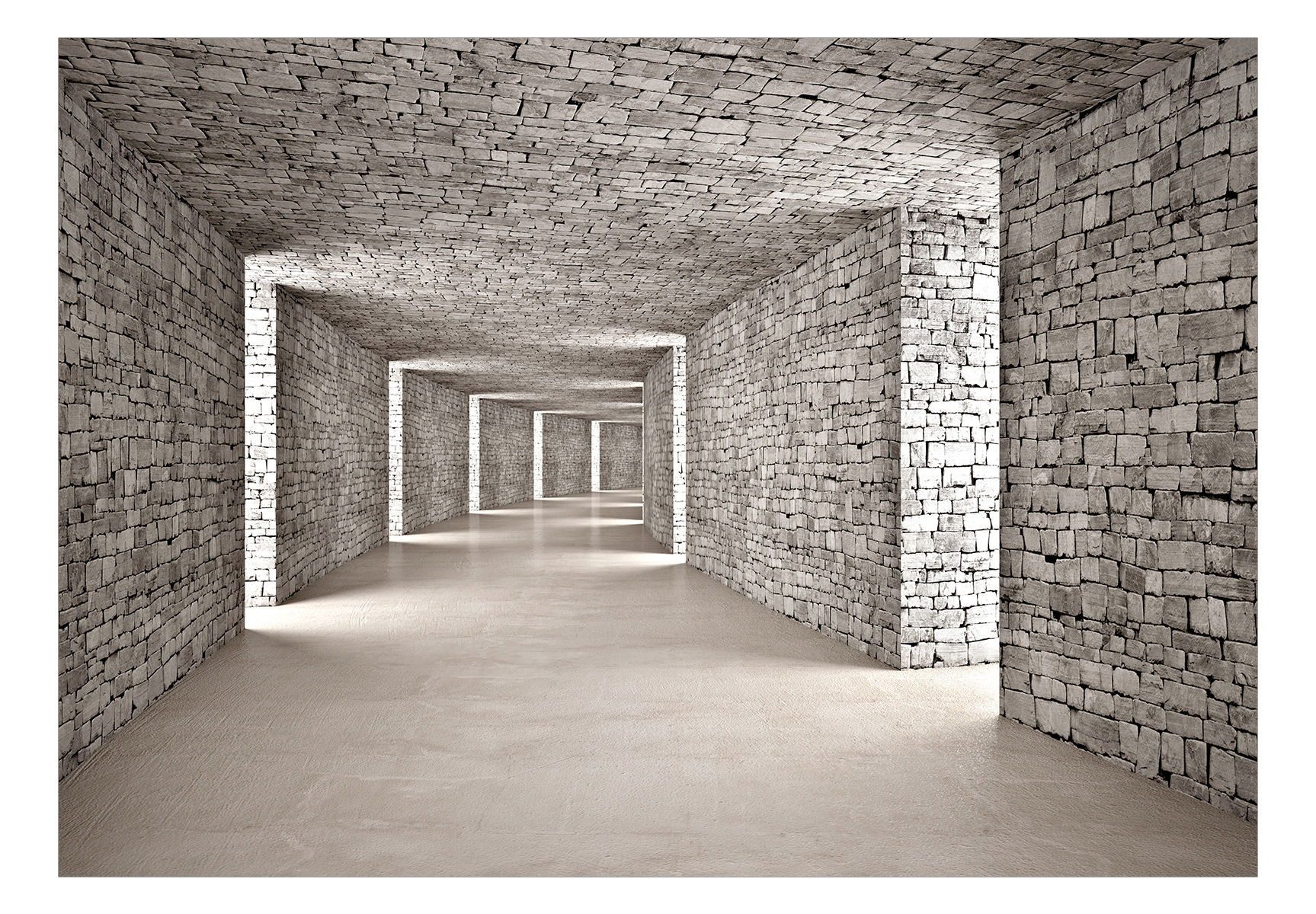KUNSTLOFT Vliestapete Mysterious Tunnel 1x0.7 m, günstig online kaufen